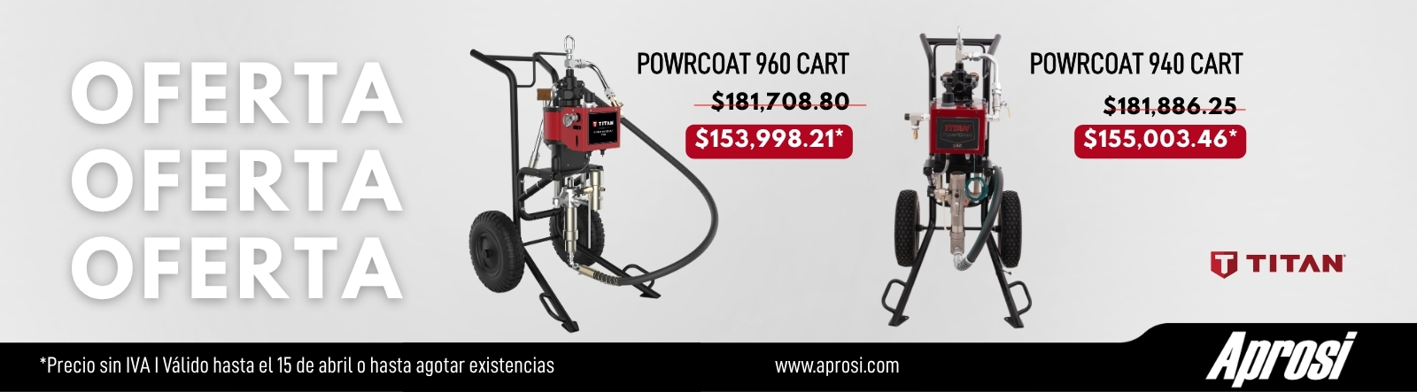 Promociones PowrCoat 940 y 960