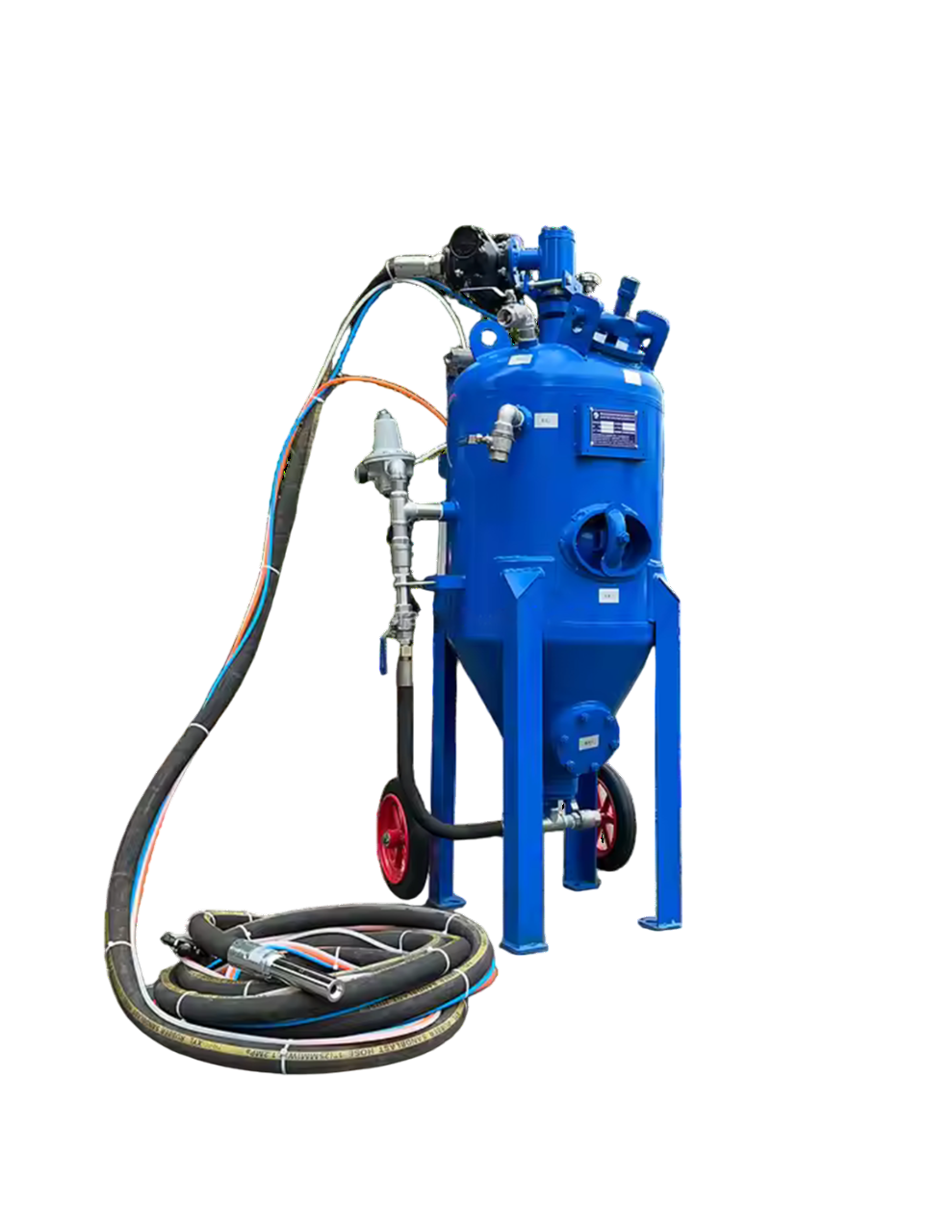 Olla para granallado húmedo portátil