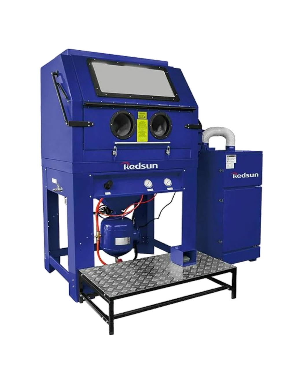 Cabina de sand blast de presión con recolector de polvo