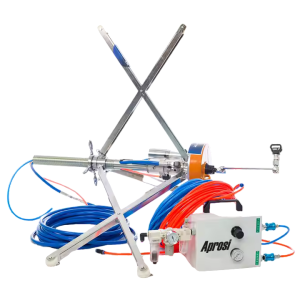 Spin coater equipo para pintar interior de tuberias de 2 a 12"